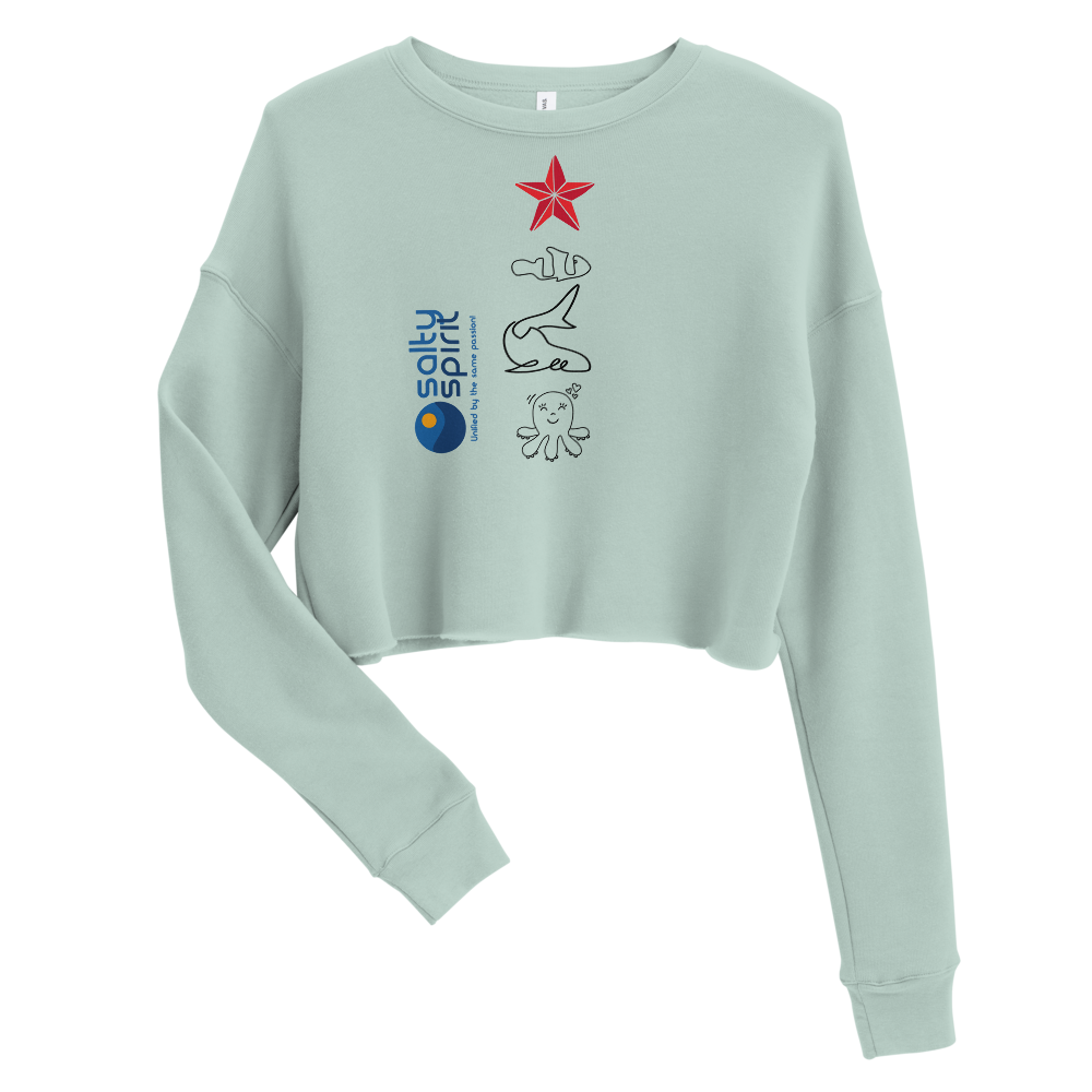 Salty Spirit Crop Sweatshirt