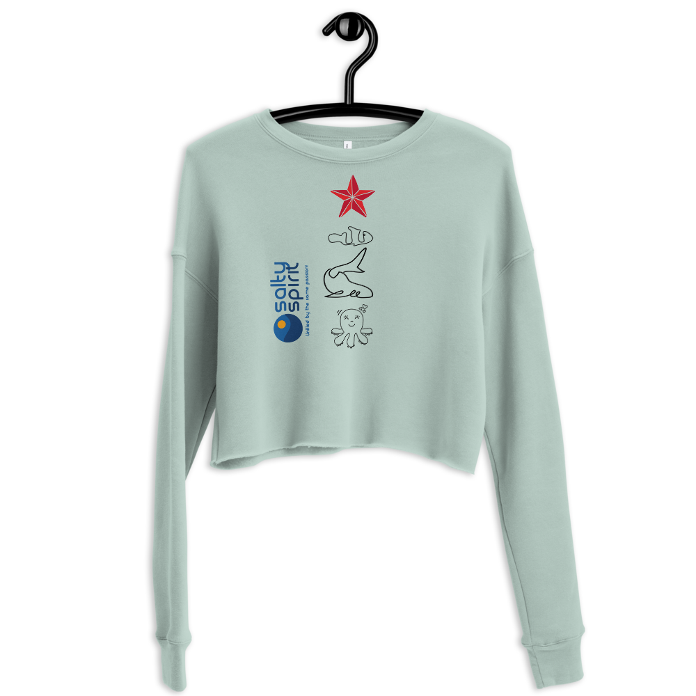 Salty Spirit Crop Sweatshirt