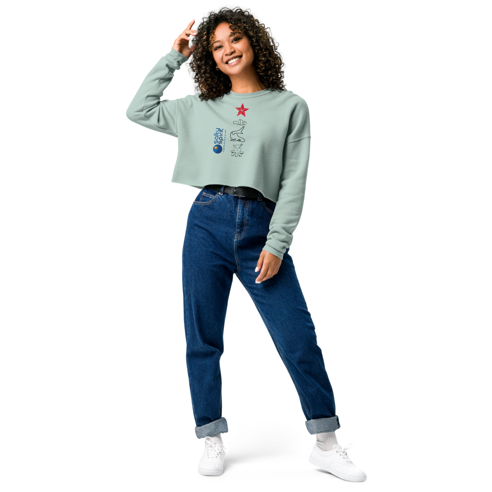 Salty Spirit Crop Sweatshirt