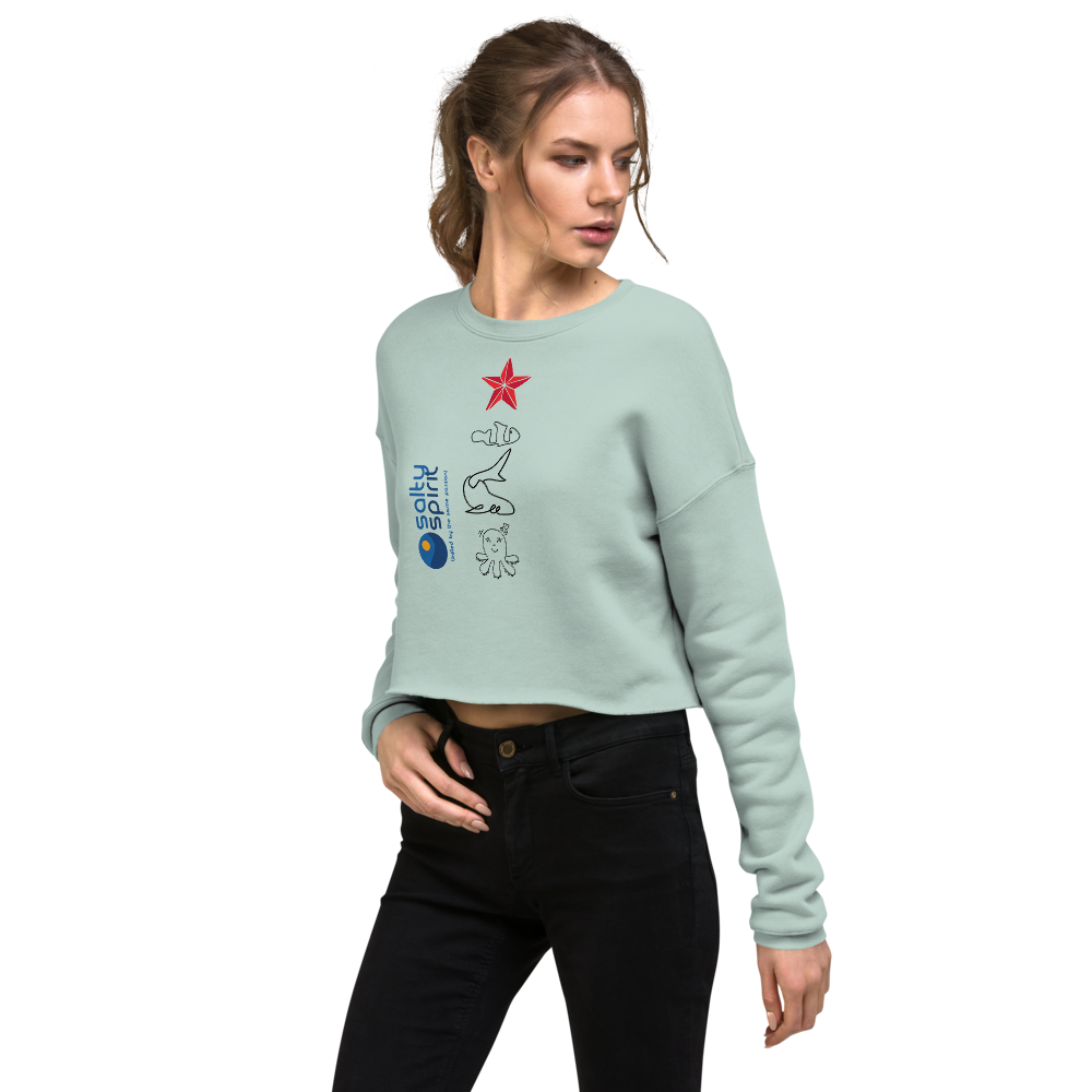 Salty Spirit Crop Sweatshirt