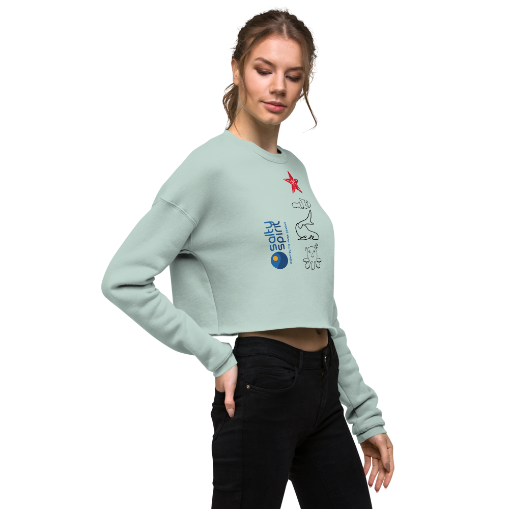 Salty Spirit Crop Sweatshirt